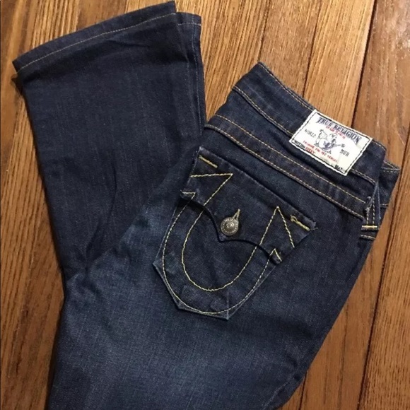 True Religion Becky Boot Jeans 28 Waist 27 Inseam - Picture 7 of 7